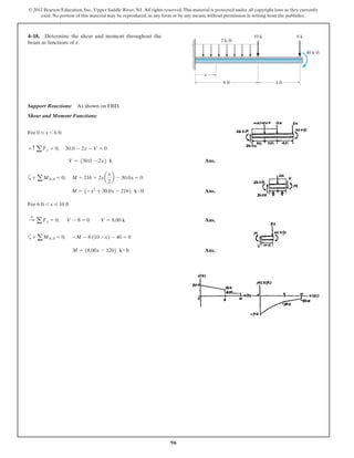 Structural Analysis 8th Edition Solutions Manual | PDF