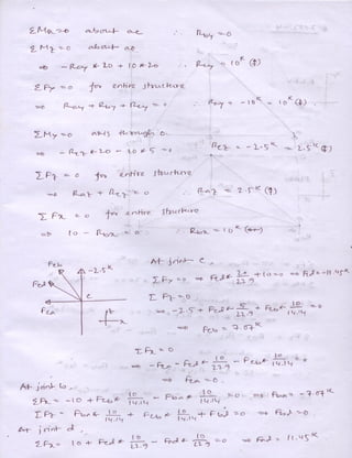 Structural analysis & design ii | PDF