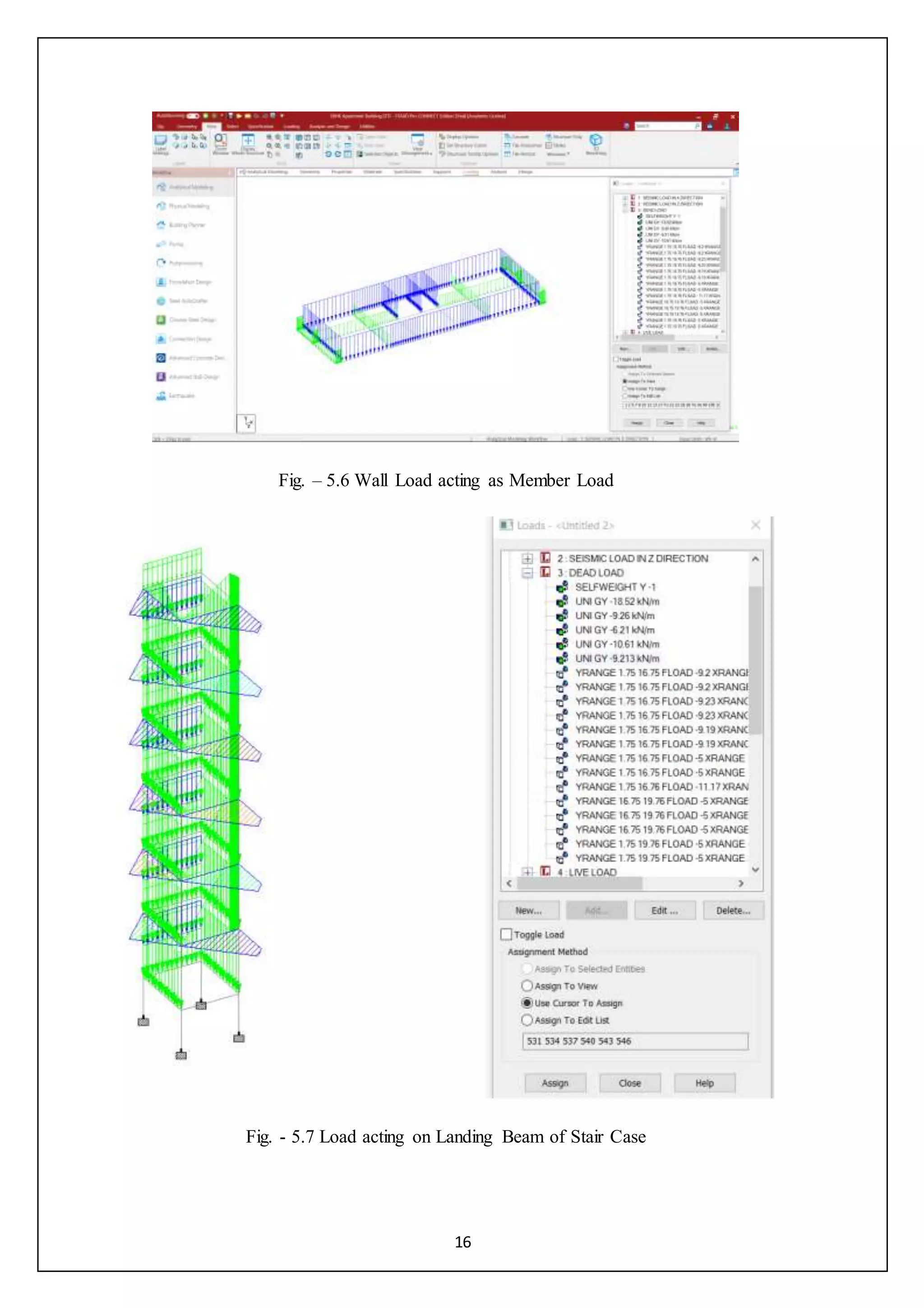 Structural anaysis and design of g + 5 storey building using bentley ...