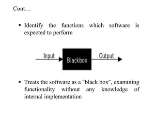 Structural and functional testing | PPTX
