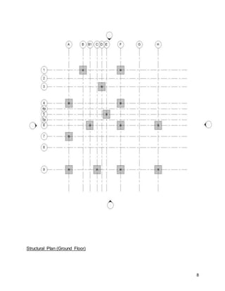 8
Structural Plan (Ground Floor)
 
