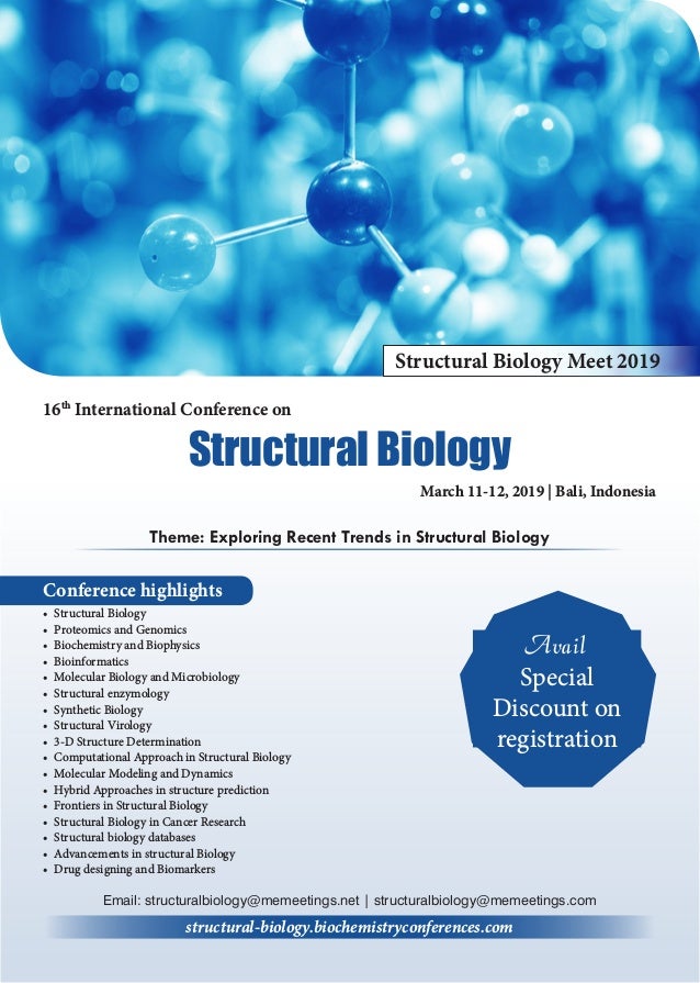 Structural Biology Meet 2019 flyer