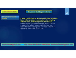 Serc Structural Systems Structural buildings system and steel bracing | PDF