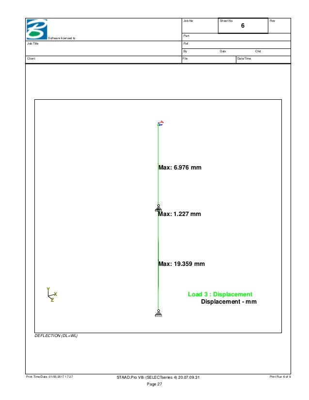 Structural Calculation Curtain Wall Sample Design