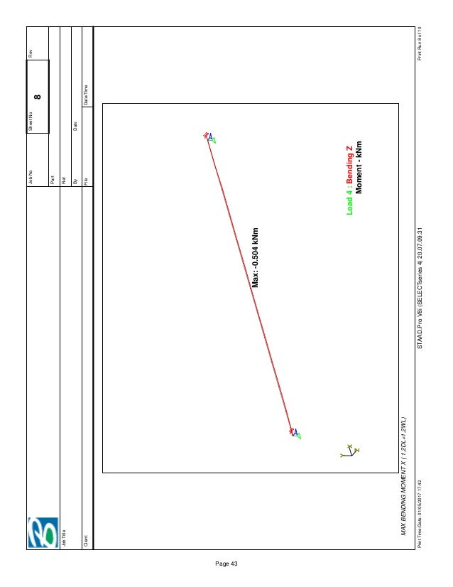 Structural Calculation Curtain Wall Sample Design