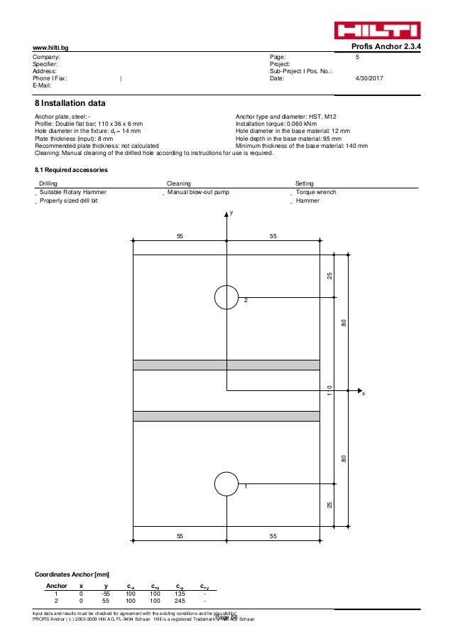 Structural Calculation Curtain Wall Sample Design