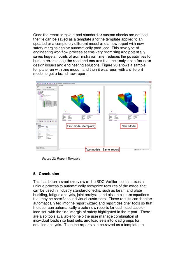 Fea Report Template