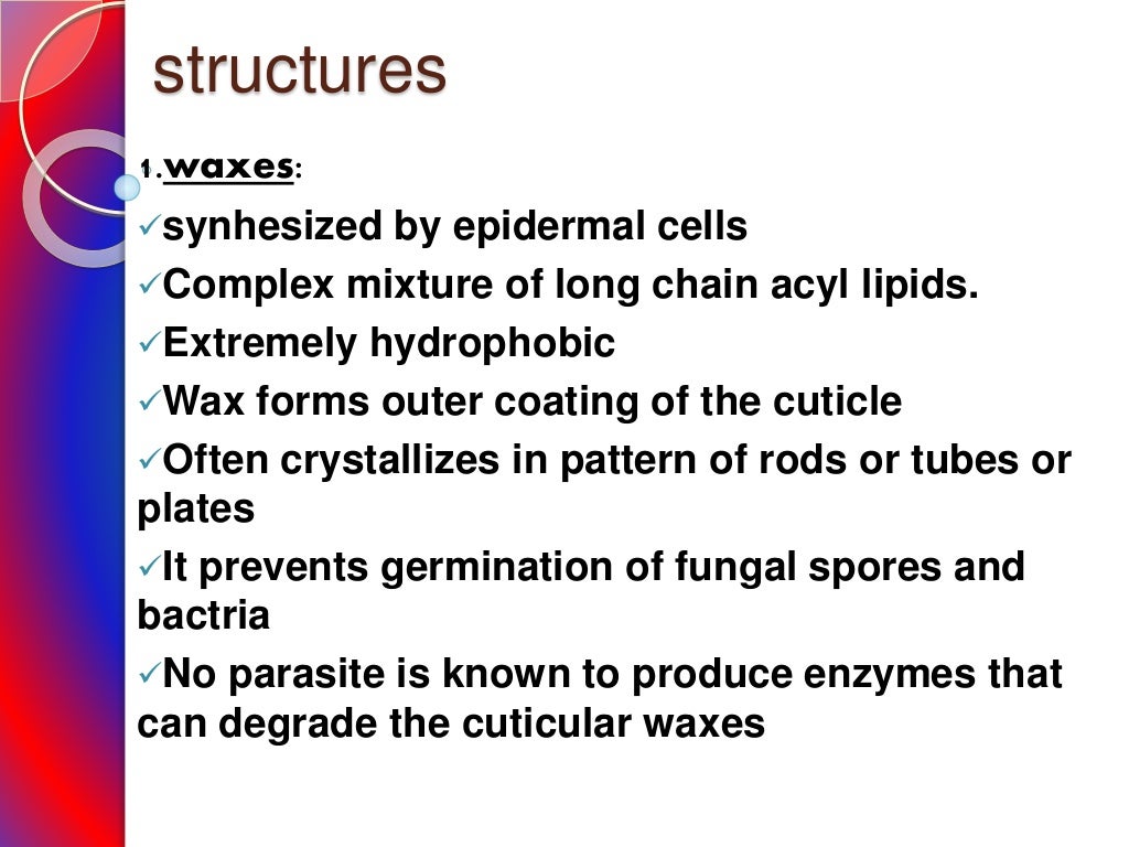 Structural defence mechanism in plants