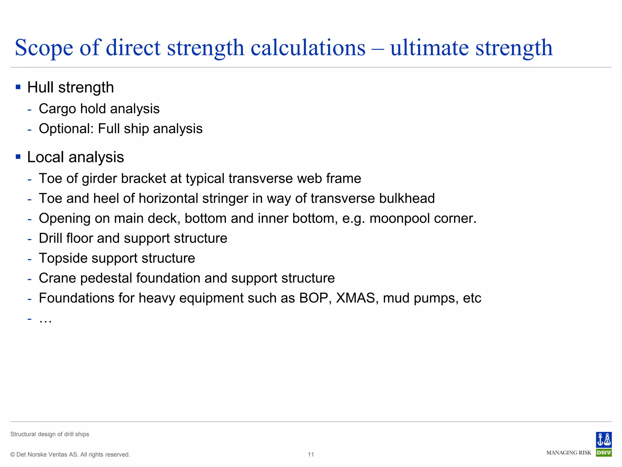Structural Design of Drill Ships | PDF