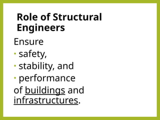 Structural Engineer Introduction An introduction to Structural Engineering by focus on Earthquake ...