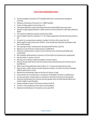 Structural engineering basics | PDF