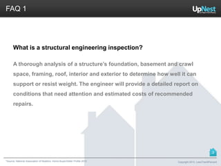 Structural Engineer Inspection Guide Structural Engineering Inspection FAQ | PPTX