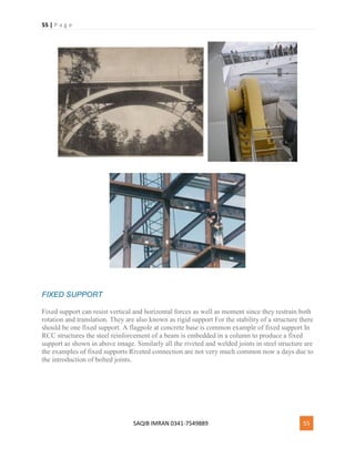 Fixed Support In Construction Structural engineering pdf | PDF