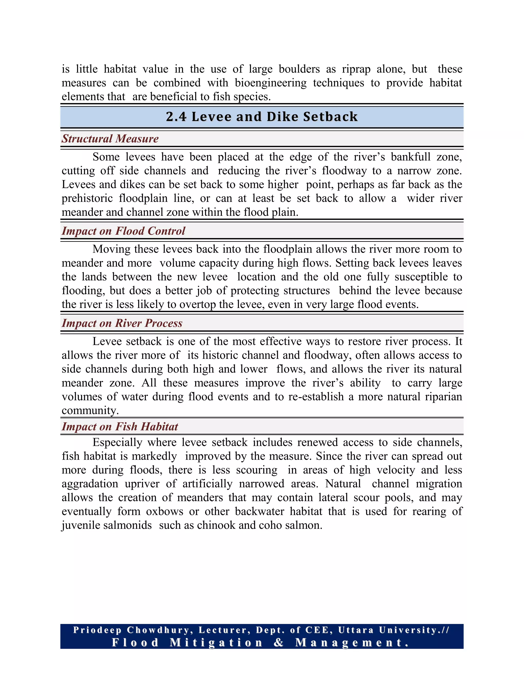 Structural Flood Control Options Pdf