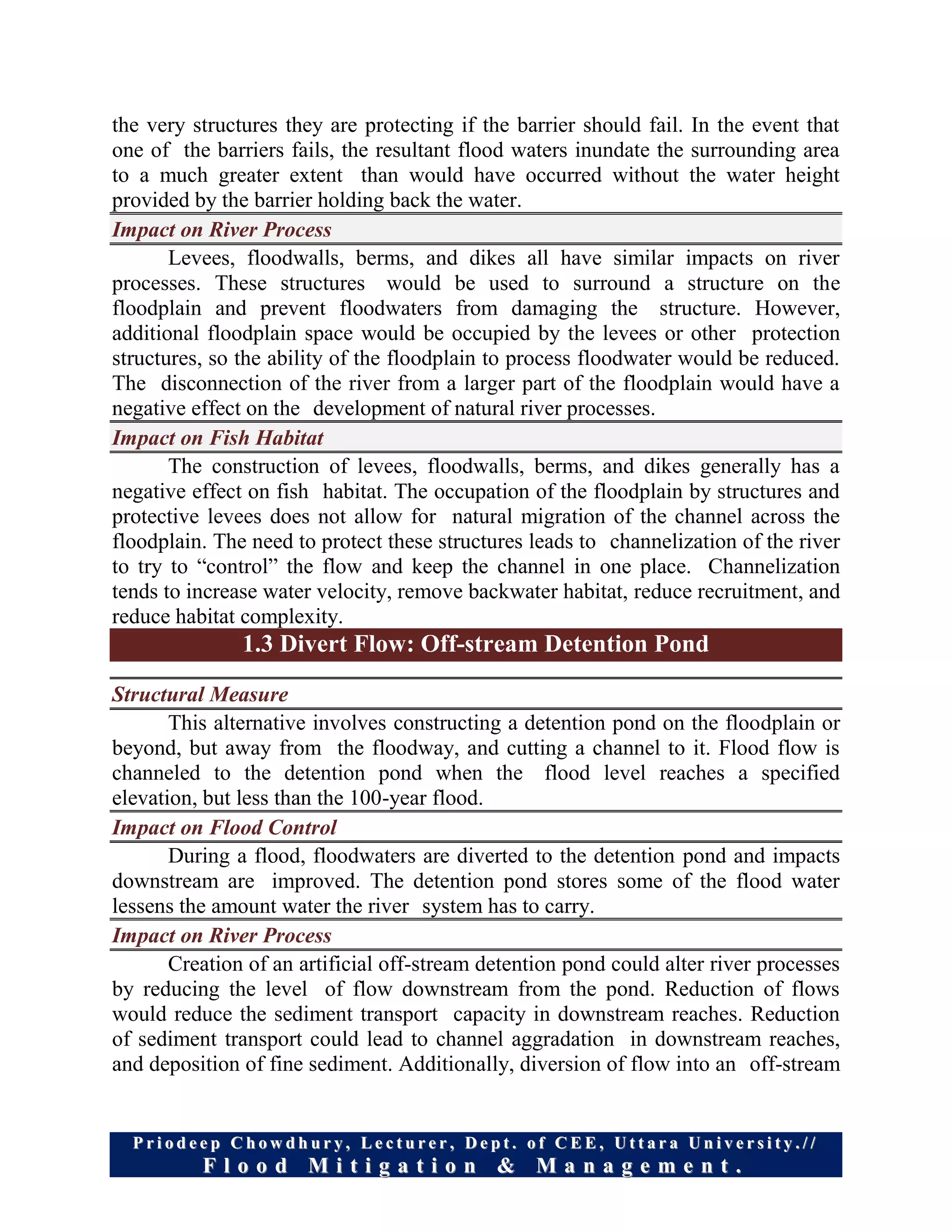 Structural Flood Control Options Pdf