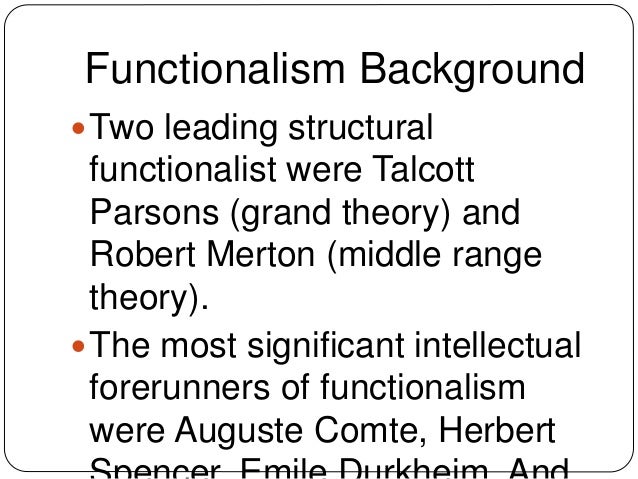 structural functionalism