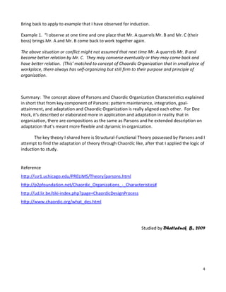 Structural functional theory