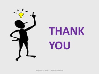 Prepared by- Prof. S.S.Naik CED GHRIEM
THANK
YOU
 