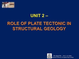 Developed By : Prof. A. K. Baile
Assistant Professor of Engineering Geology
 