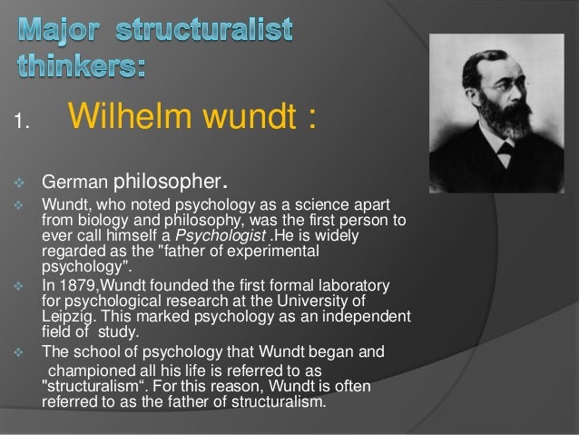 😍 Wilhelm wundt structuralism. Wilhelm Wundt. 2019-01-23