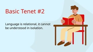 Basic Tenet #2
Language is relational, it cannot
be understood in isolation.
 