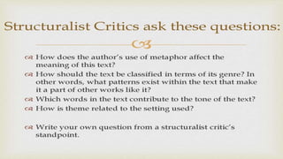Structuralism-theory Literary Criti.pptx