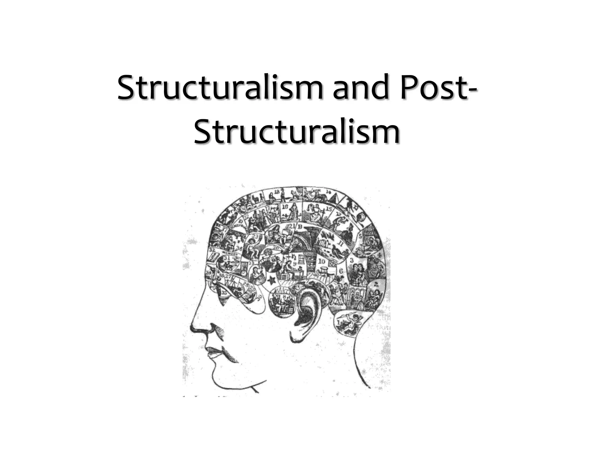 Structuralism and Post Structuralism PPT