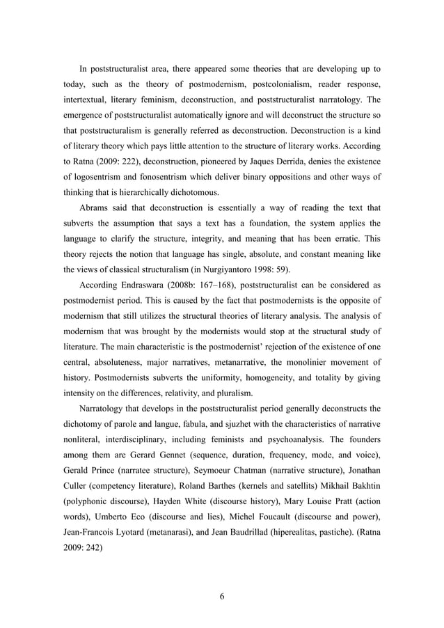 Structuralism and poststructuralism