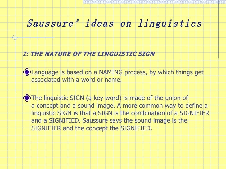 nature of the linguistic sign pdf