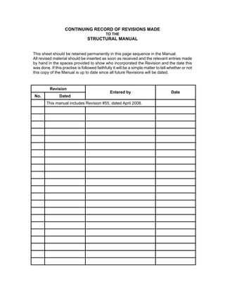 Structural manual (part 1) | PDF