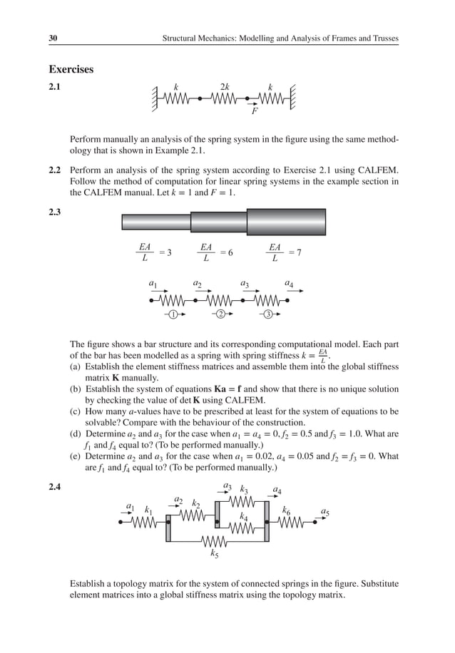 Structural mechanics _ modelling and analysis of frames and trusses ...