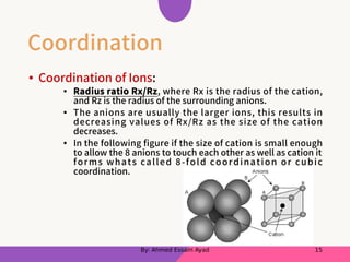 Radius Ration Rule Structural mineralogy 101 | PDF