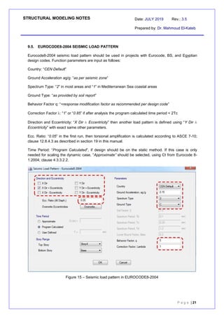 STRUCTURAL MODELING NOTES - rev.3.5 | PDF