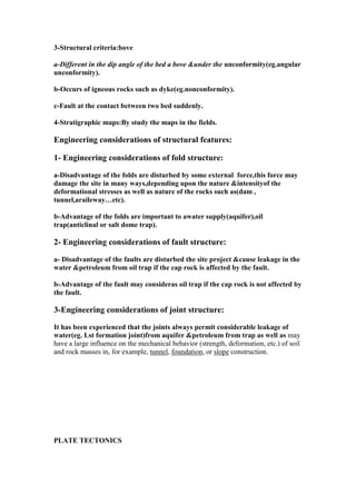 Structural Geology for petroleum Egineering Geology | PDF