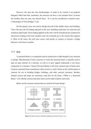 Structural Steel and Timber Design EV306 Project Report | PDF
