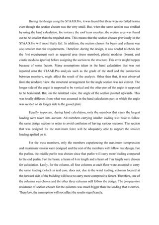 Structural Steel and Timber Design EV306 Project Report | PDF