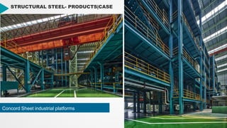 17
17
STRUCTURAL STEEL- PRODUCTS|CASE
Concord Sheet industrial platforms
 