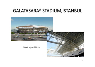 GALATASARAY STADIUM,ISTANBUL
97
Steel, span 228 m
 