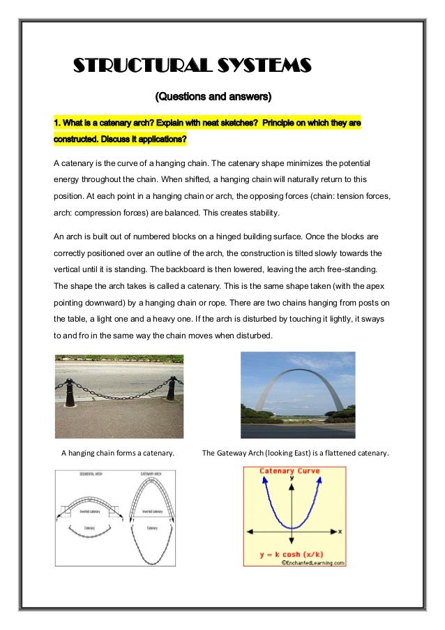 Structural Systems Notes