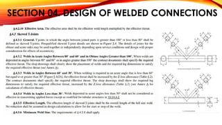 SECTION 04. DESIGN OF WELDED CONNECTIONS
 