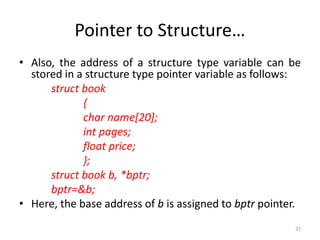 Structure in C | PPTX