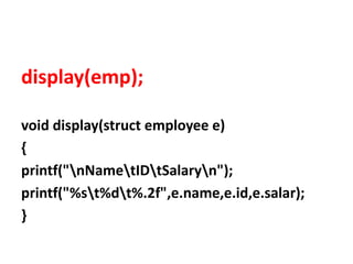 Structure in C | PPTX