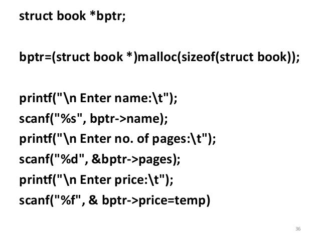 structure in c size of struct