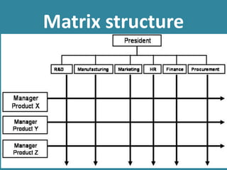 Matrix structure
 