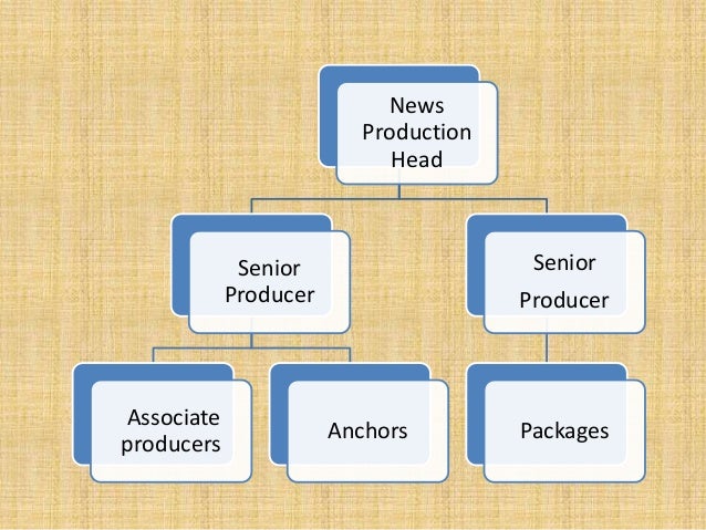 Structure Of News Department For Tv - 