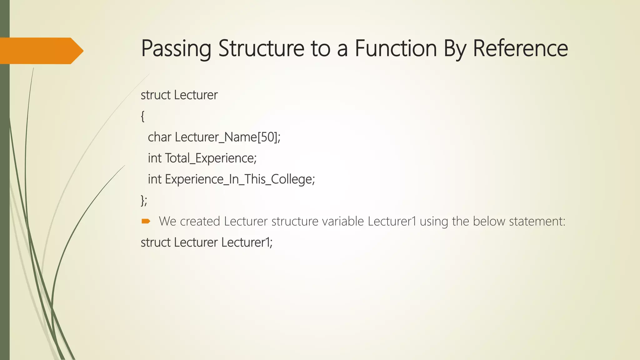 Structure in c language | PPT