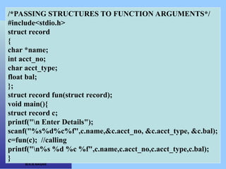 structure declaration creation member access | PPT
