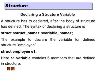 Structure c | PPT