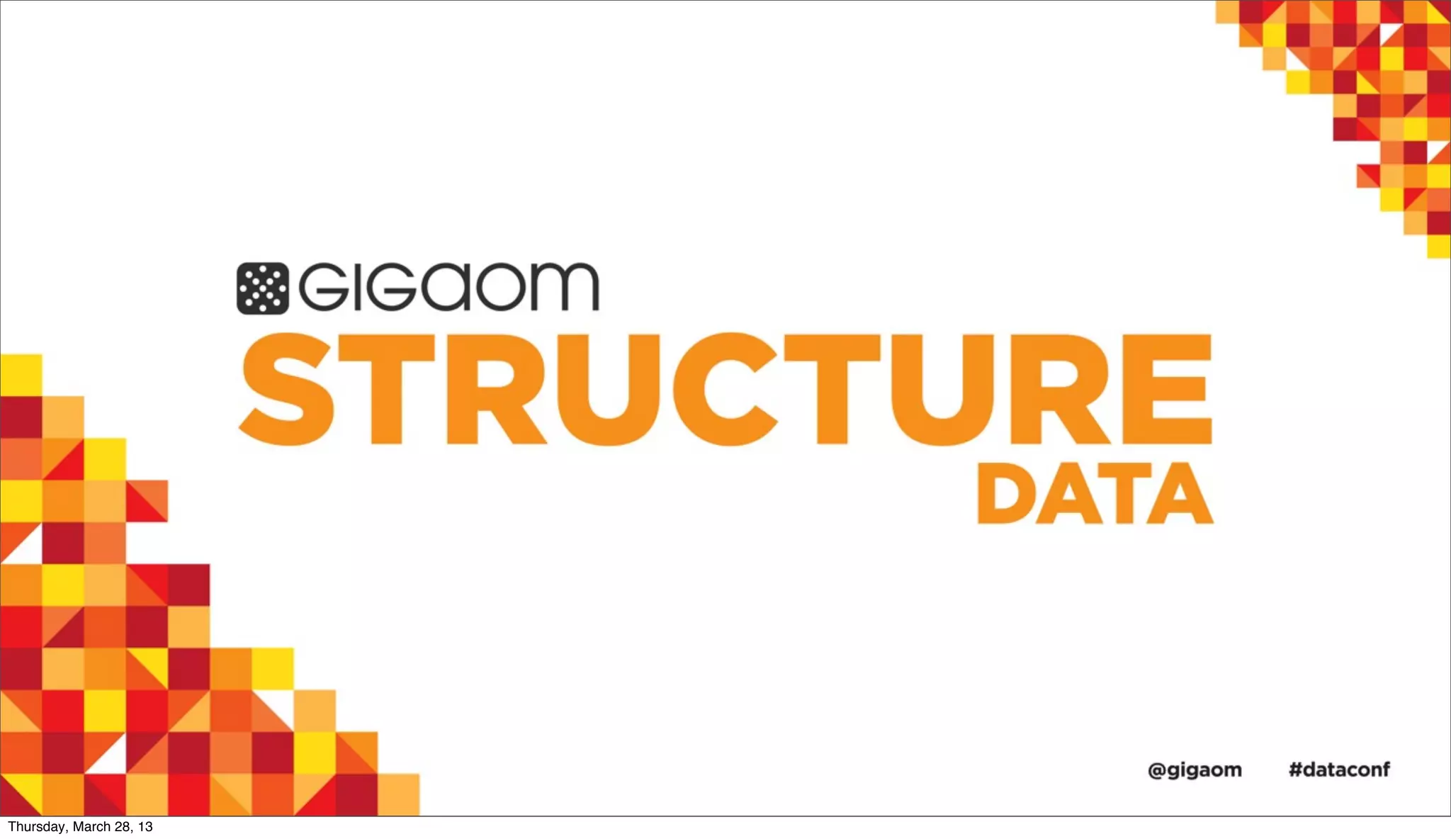 Thursday, March 28, 13 