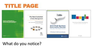 Structure of White Papers | PPTX